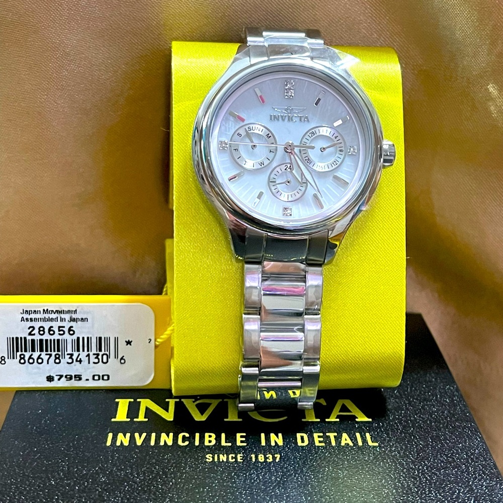 NWT Invicta Angel collection chrono ladies watch.